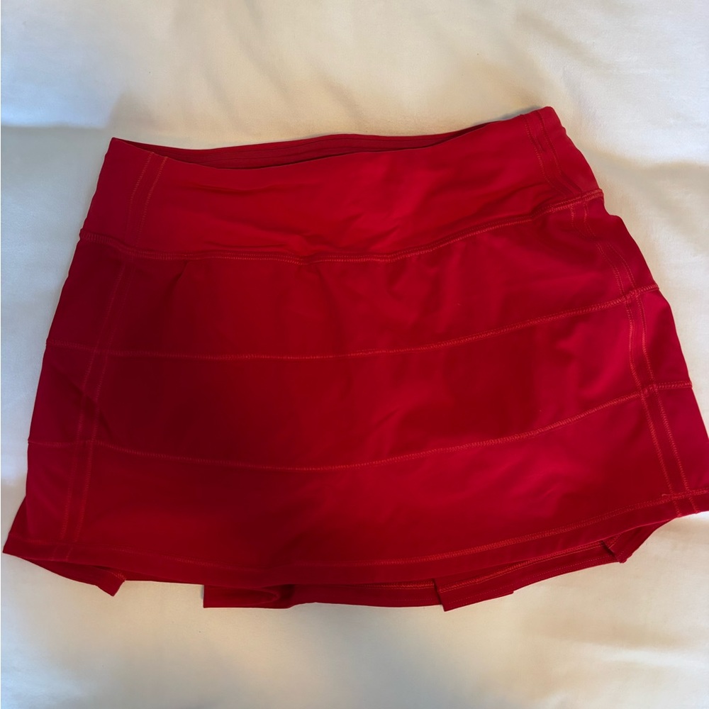 Women's Red Athletic Shorts